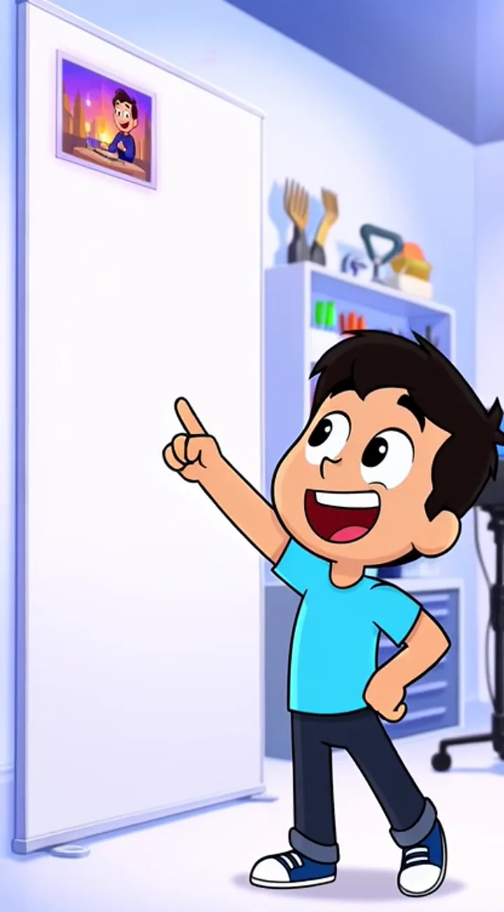 Generated cartoon creator studio video example